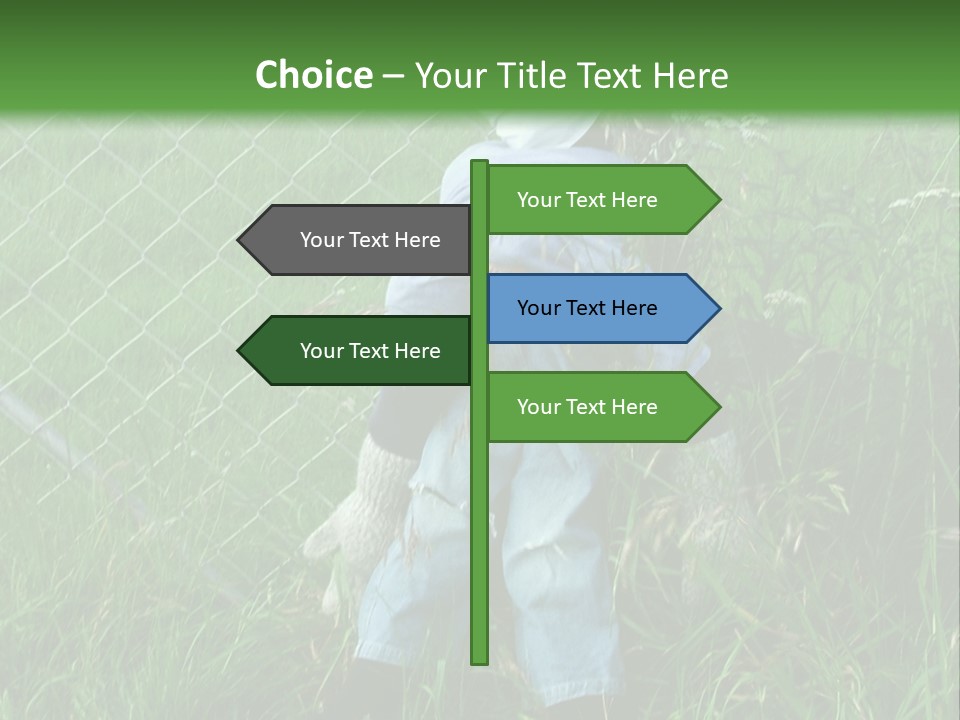 Jeans Face Denim PowerPoint Template