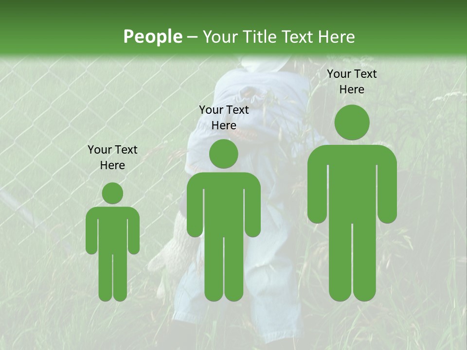 Jeans Face Denim PowerPoint Template