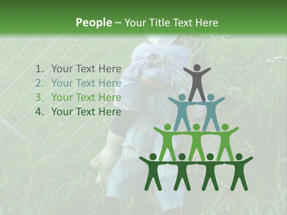 Jeans Face Denim PowerPoint Template