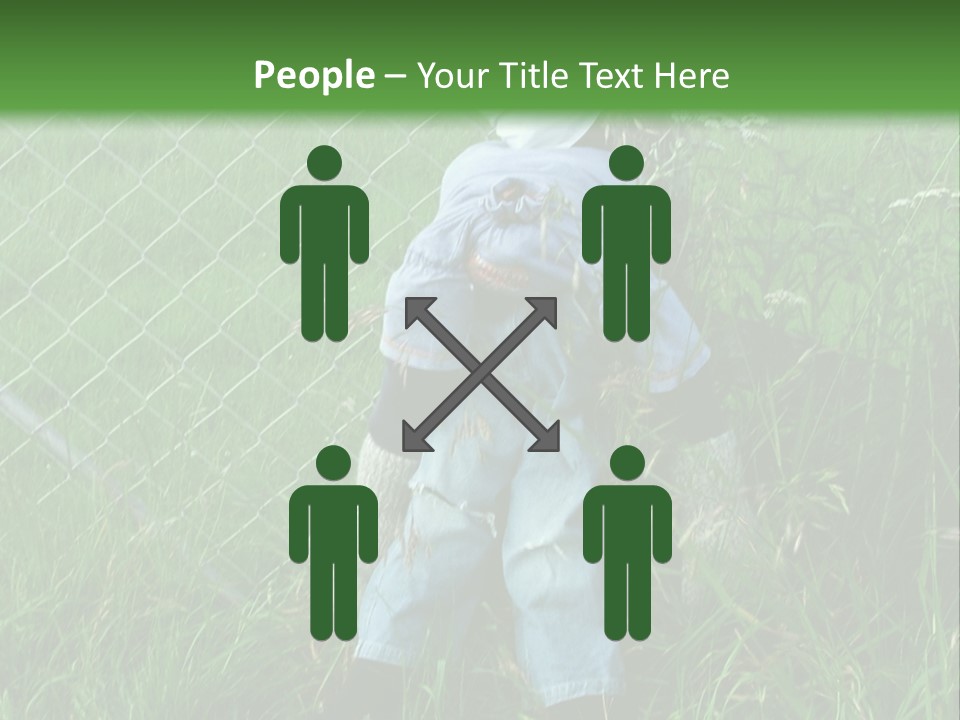 Jeans Face Denim PowerPoint Template