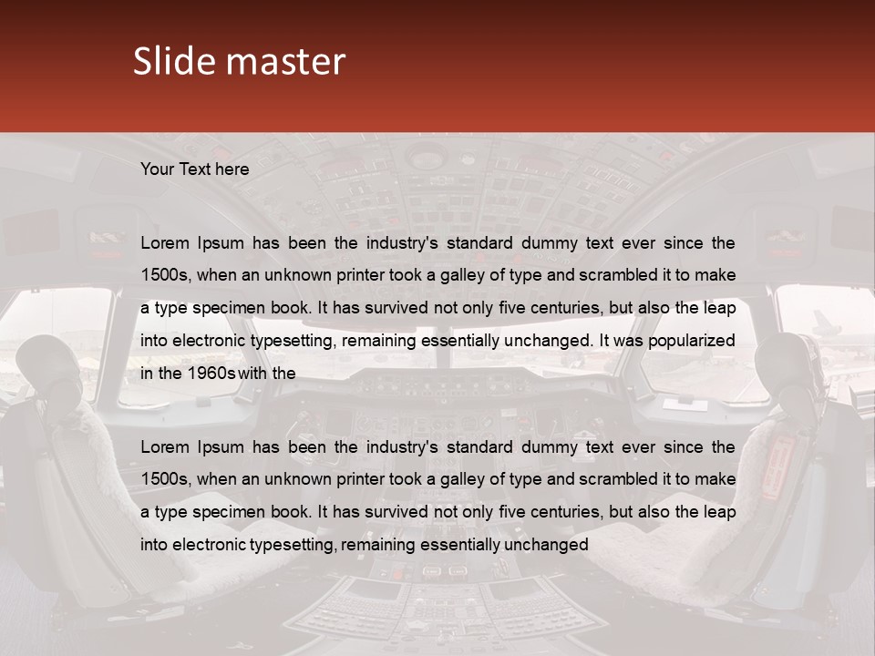 Fly Interior Levers PowerPoint Template