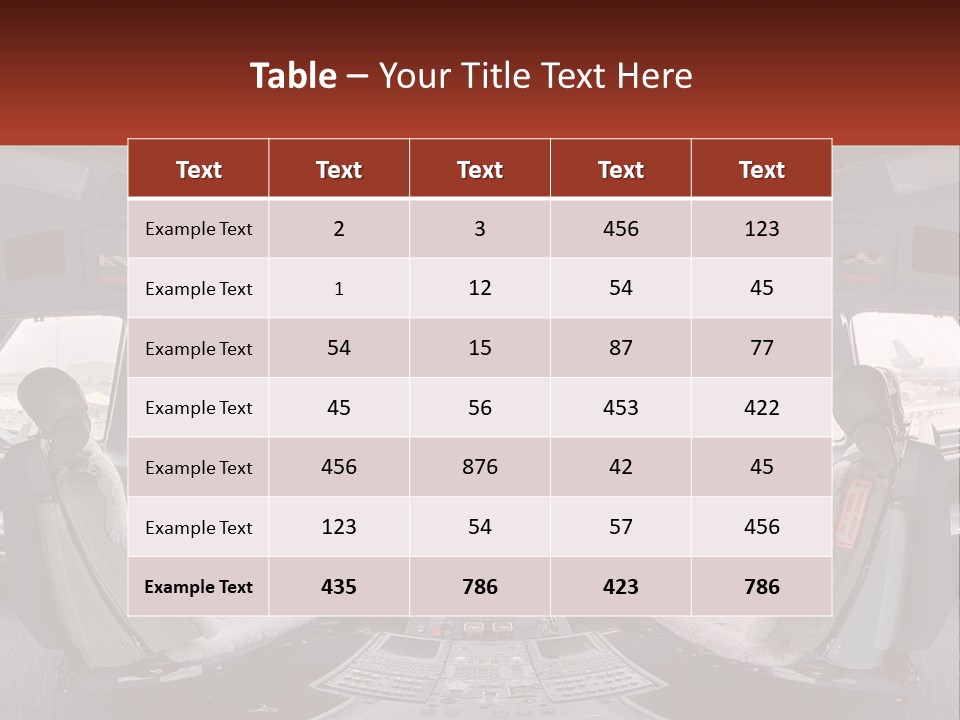 Fly Interior Levers PowerPoint Template