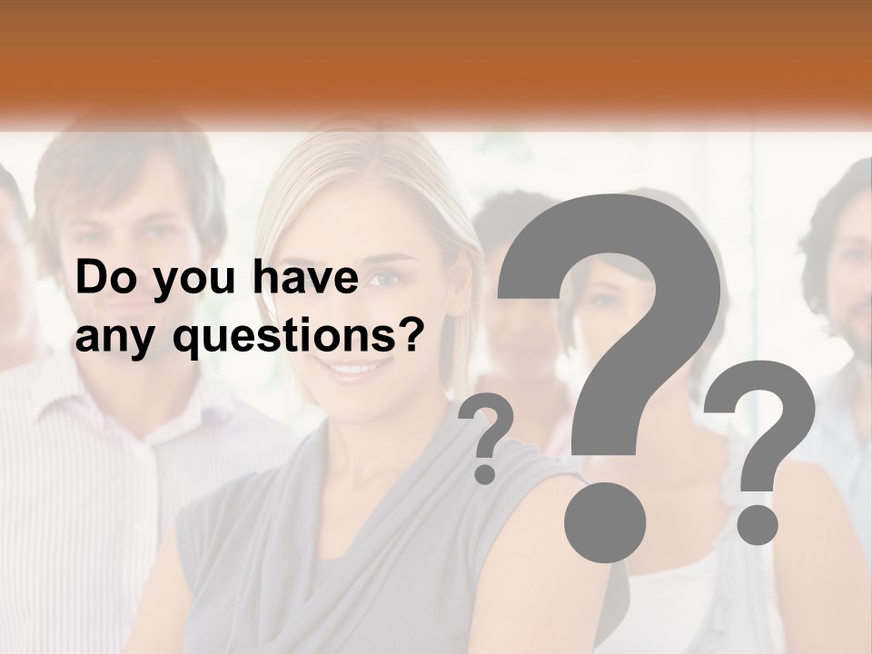 A Group Of People Standing Together In A Line PowerPoint Template