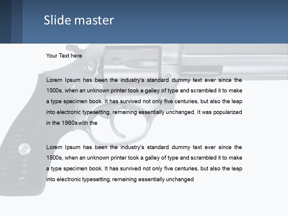 Shoot Holdup Kill PowerPoint Template
