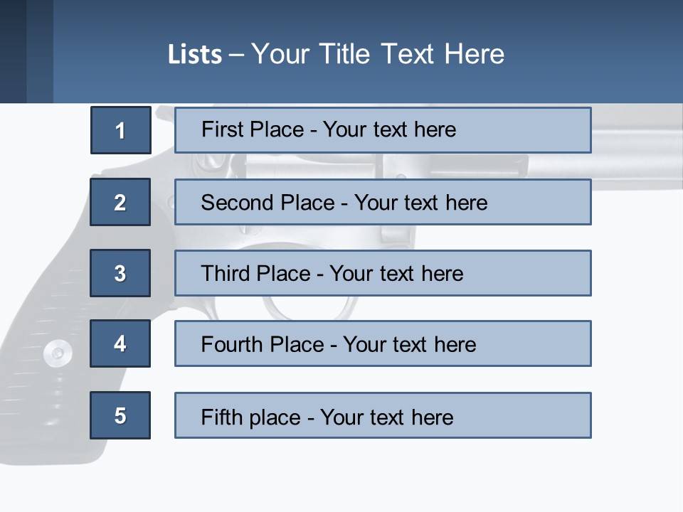 Shoot Holdup Kill PowerPoint Template