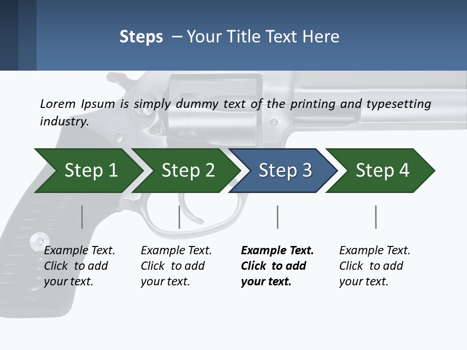 Shoot Holdup Kill PowerPoint Template