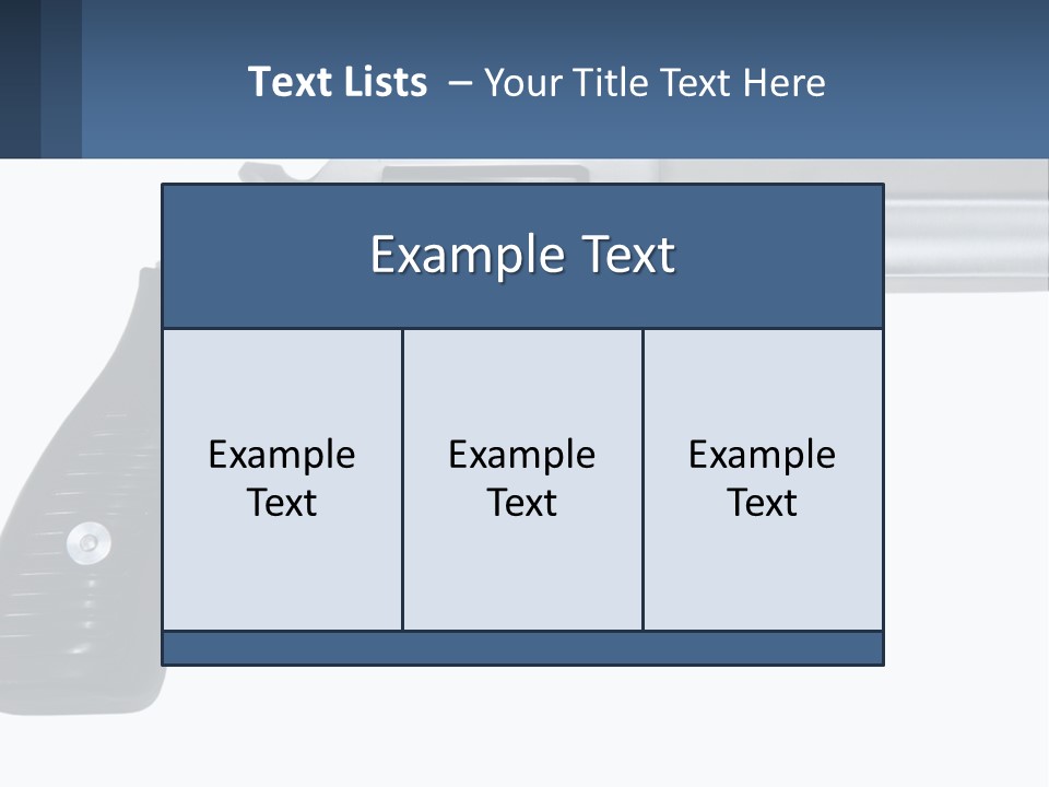 Shoot Holdup Kill PowerPoint Template