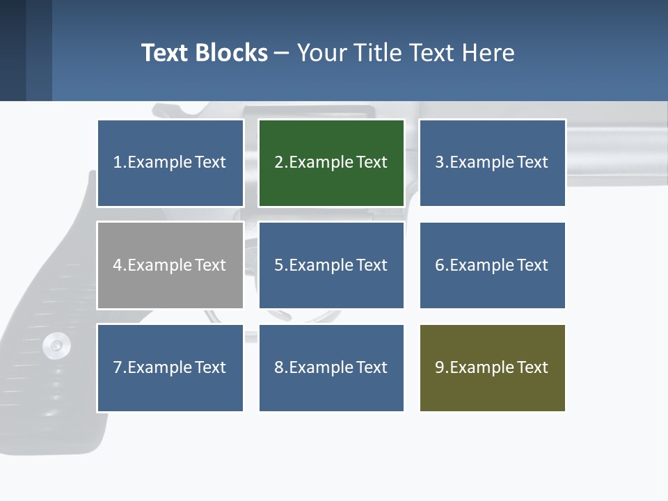 Shoot Holdup Kill PowerPoint Template