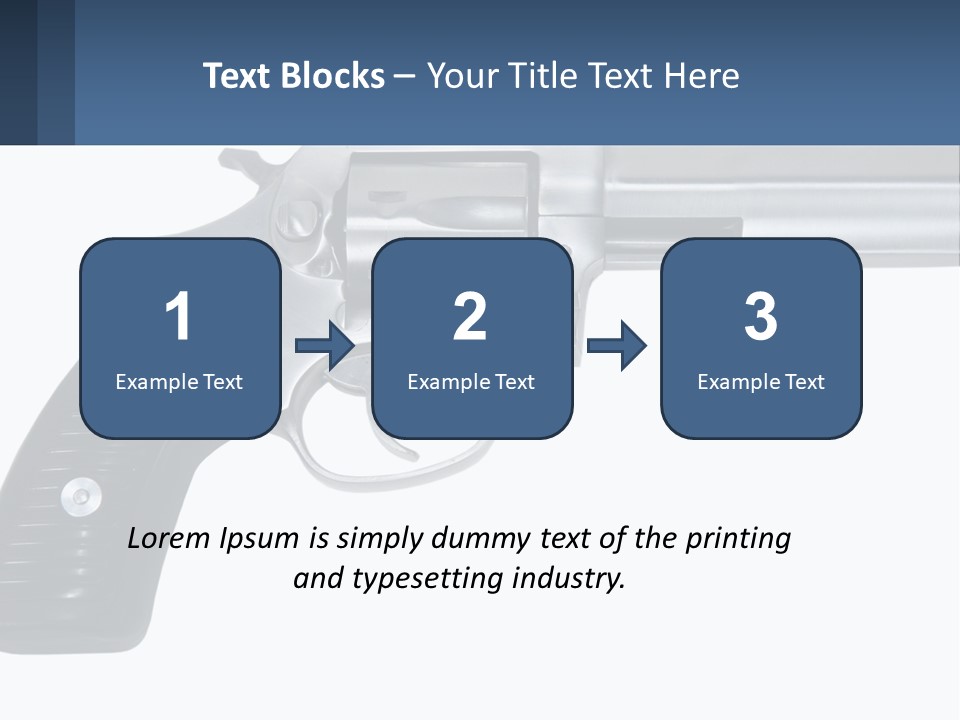 Shoot Holdup Kill PowerPoint Template