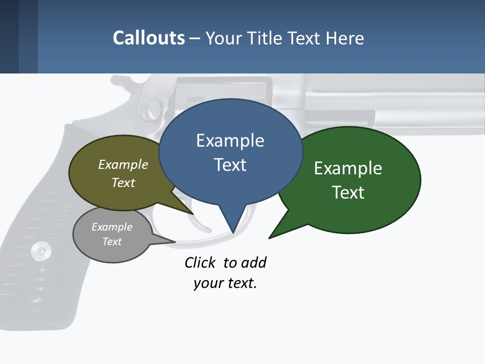 Shoot Holdup Kill PowerPoint Template