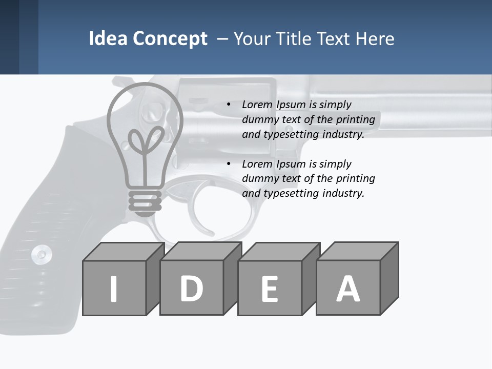 Shoot Holdup Kill PowerPoint Template