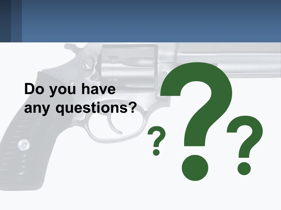 Shoot Holdup Kill PowerPoint Template