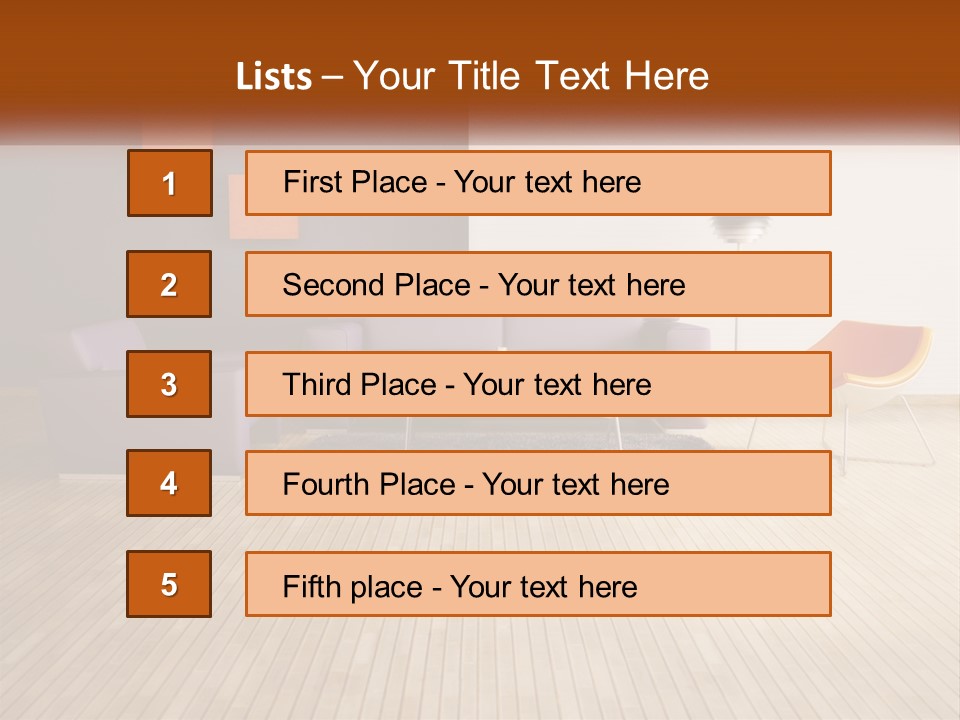 Inside Violet Interior PowerPoint Template