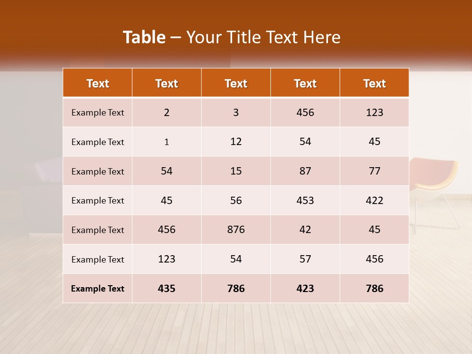 Inside Violet Interior PowerPoint Template