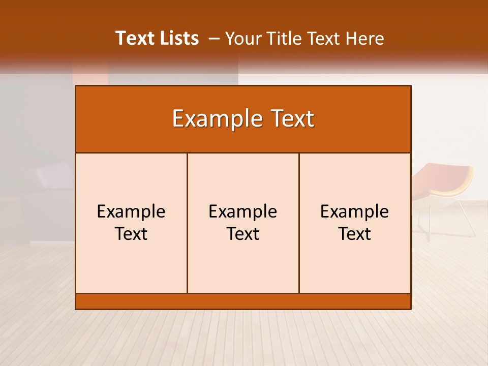 Inside Violet Interior PowerPoint Template