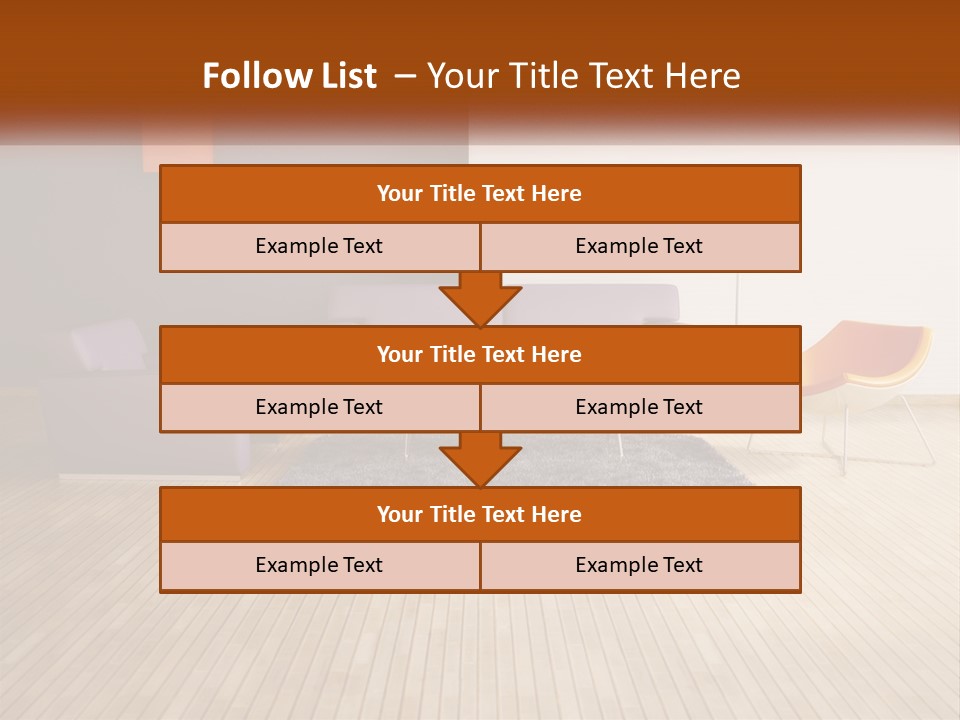 Inside Violet Interior PowerPoint Template