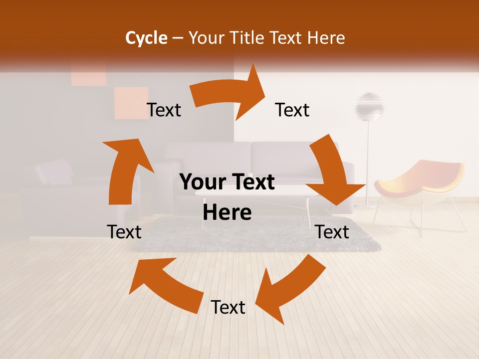 Inside Violet Interior PowerPoint Template