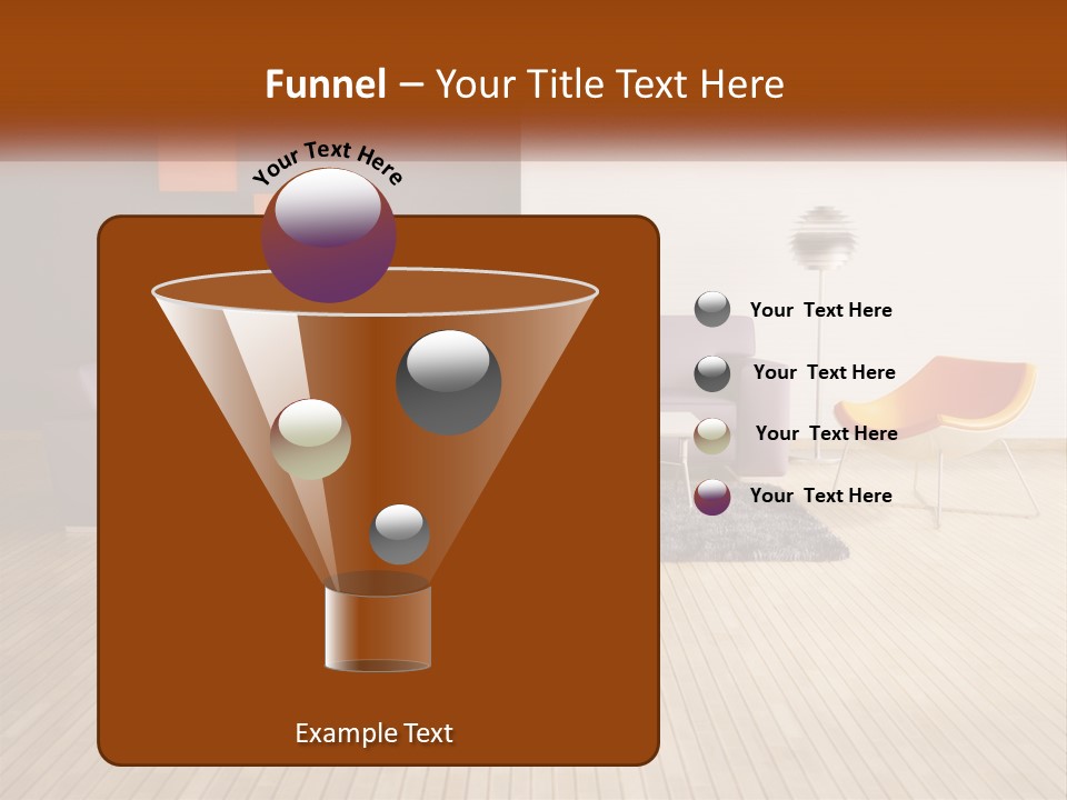 Inside Violet Interior PowerPoint Template