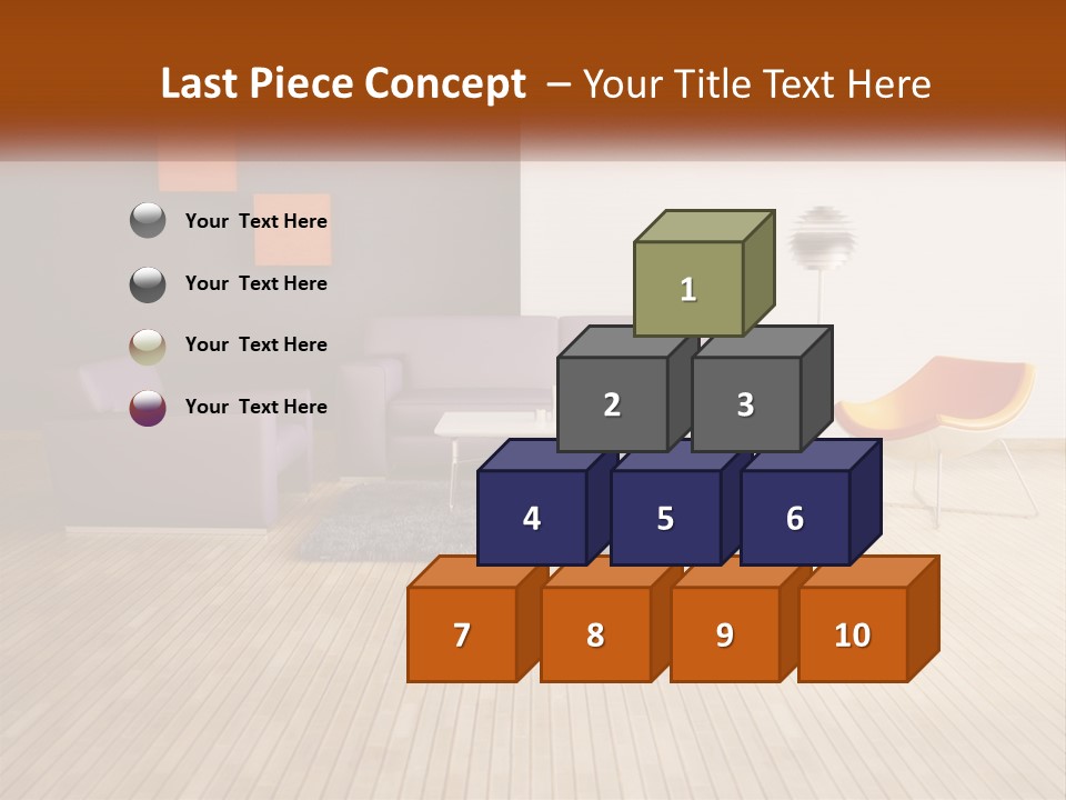 Inside Violet Interior PowerPoint Template