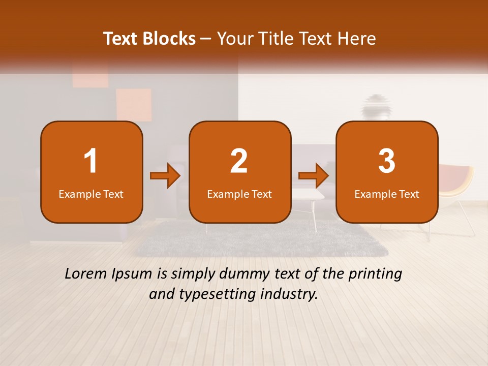 Inside Violet Interior PowerPoint Template