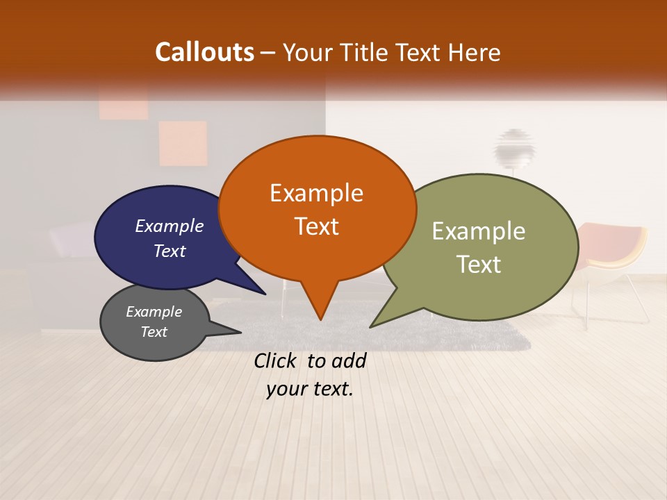 Inside Violet Interior PowerPoint Template