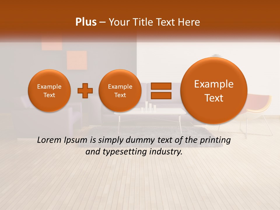 Inside Violet Interior PowerPoint Template