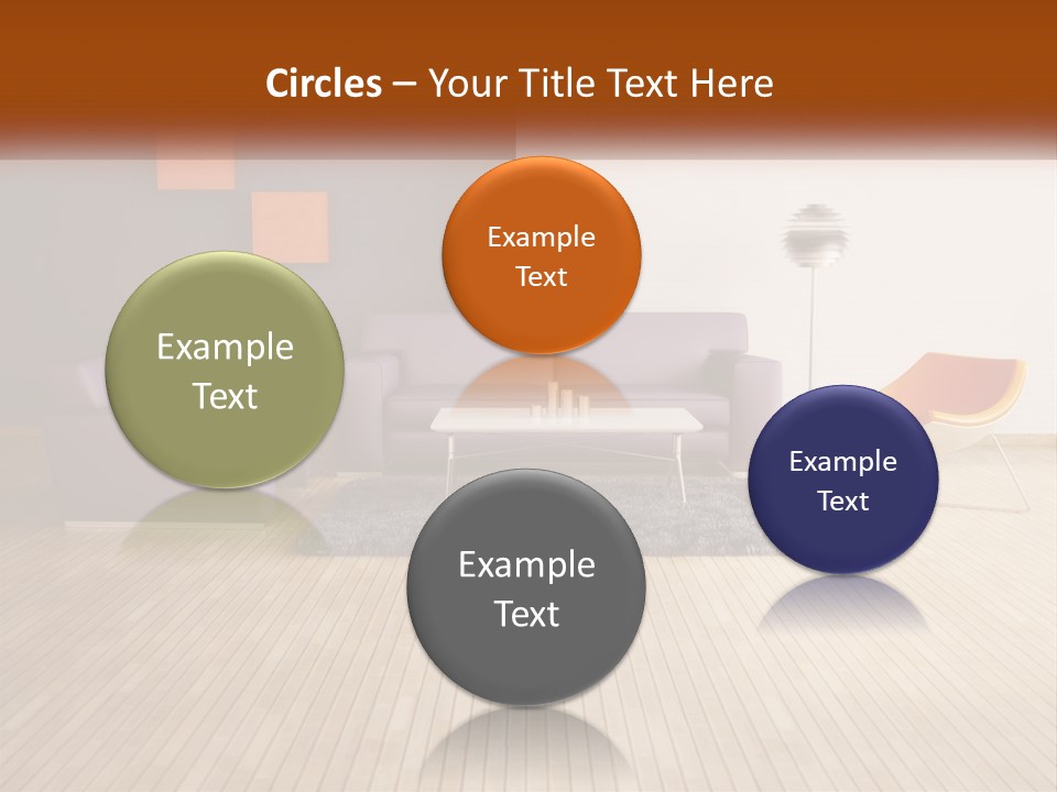 Inside Violet Interior PowerPoint Template