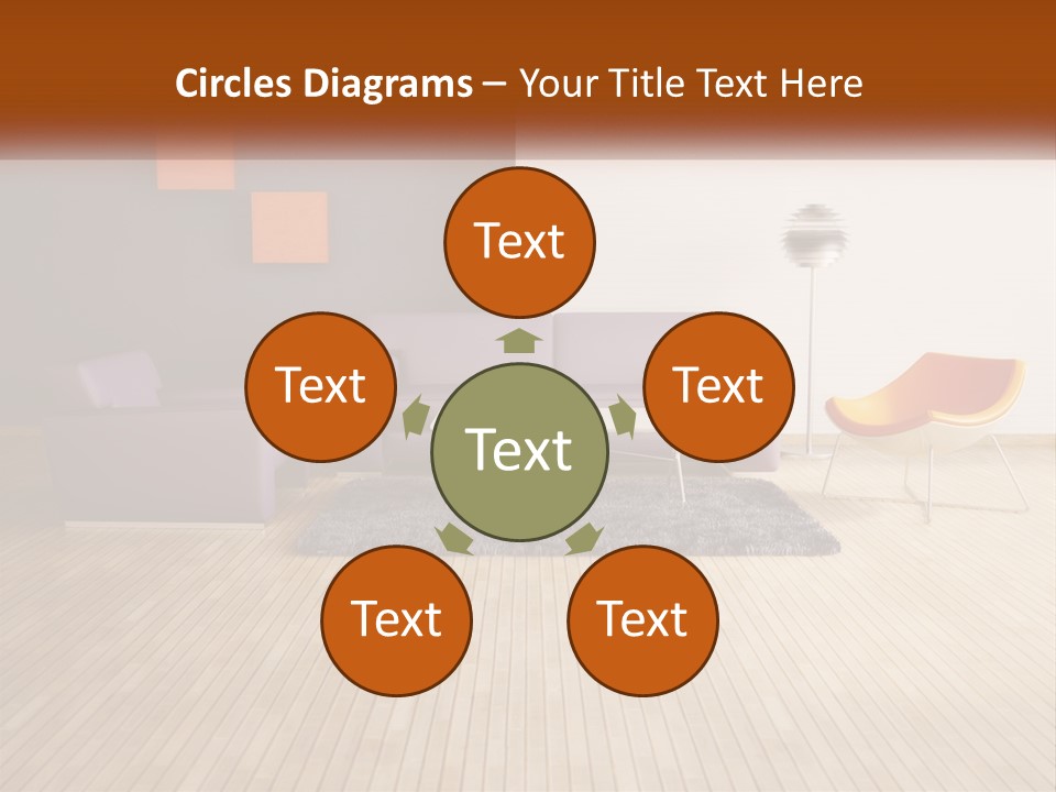 Inside Violet Interior PowerPoint Template