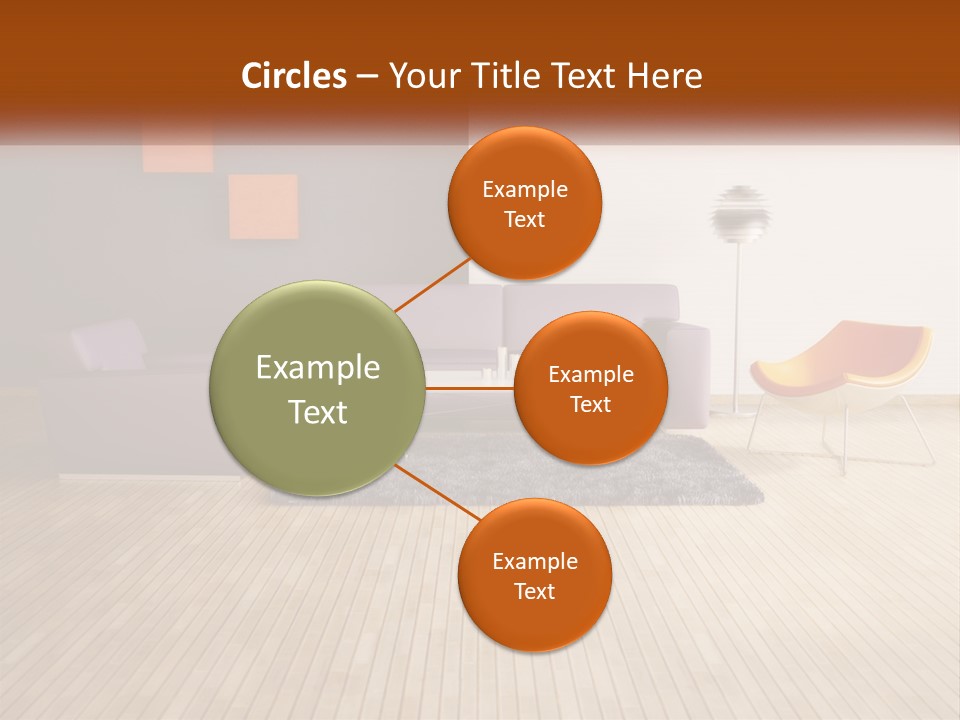 Inside Violet Interior PowerPoint Template