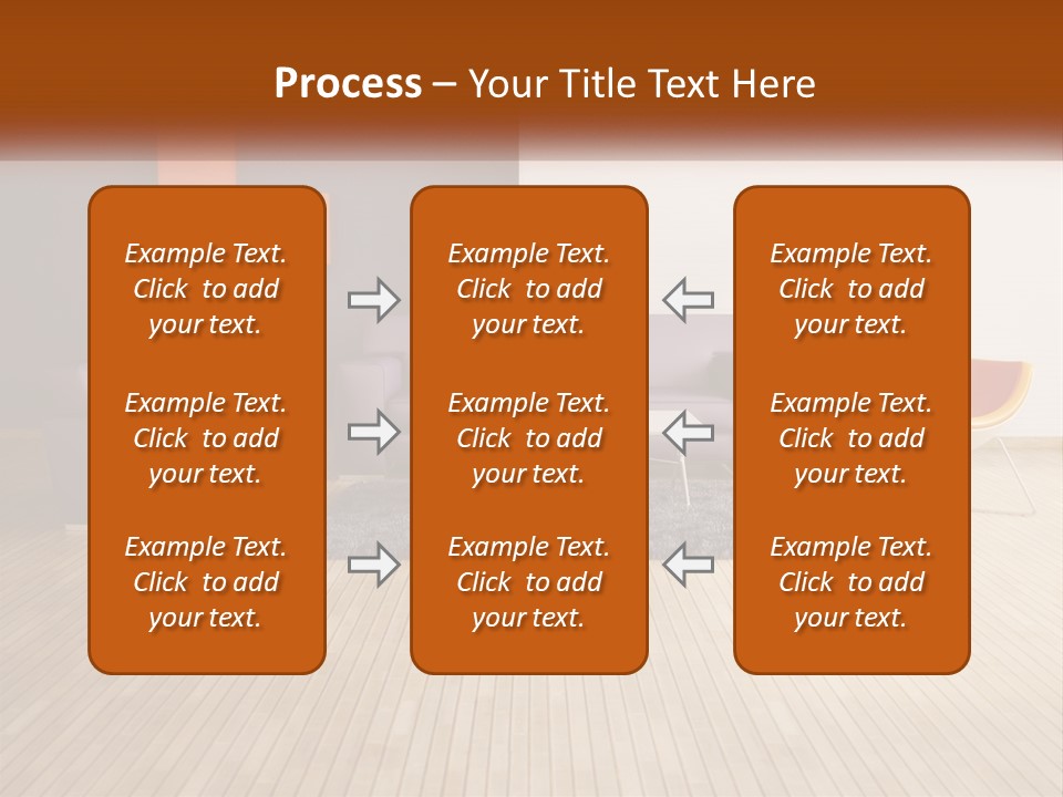 Inside Violet Interior PowerPoint Template