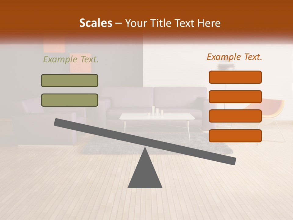 Inside Violet Interior PowerPoint Template