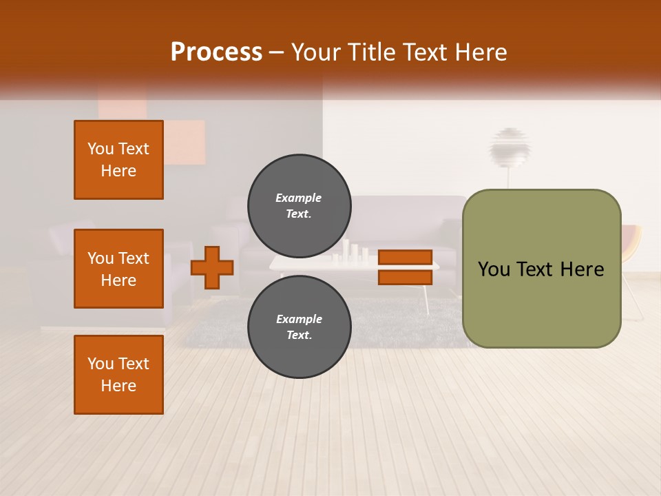 Inside Violet Interior PowerPoint Template