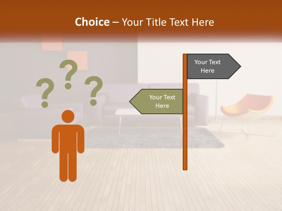 Inside Violet Interior PowerPoint Template