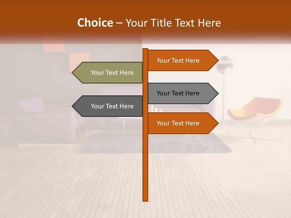 Inside Violet Interior PowerPoint Template
