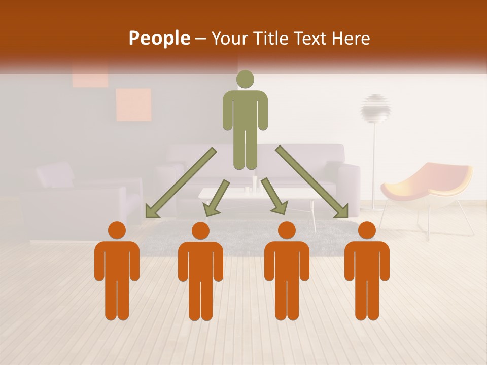 Inside Violet Interior PowerPoint Template