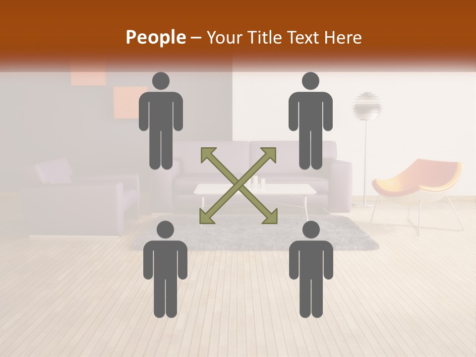 Inside Violet Interior PowerPoint Template