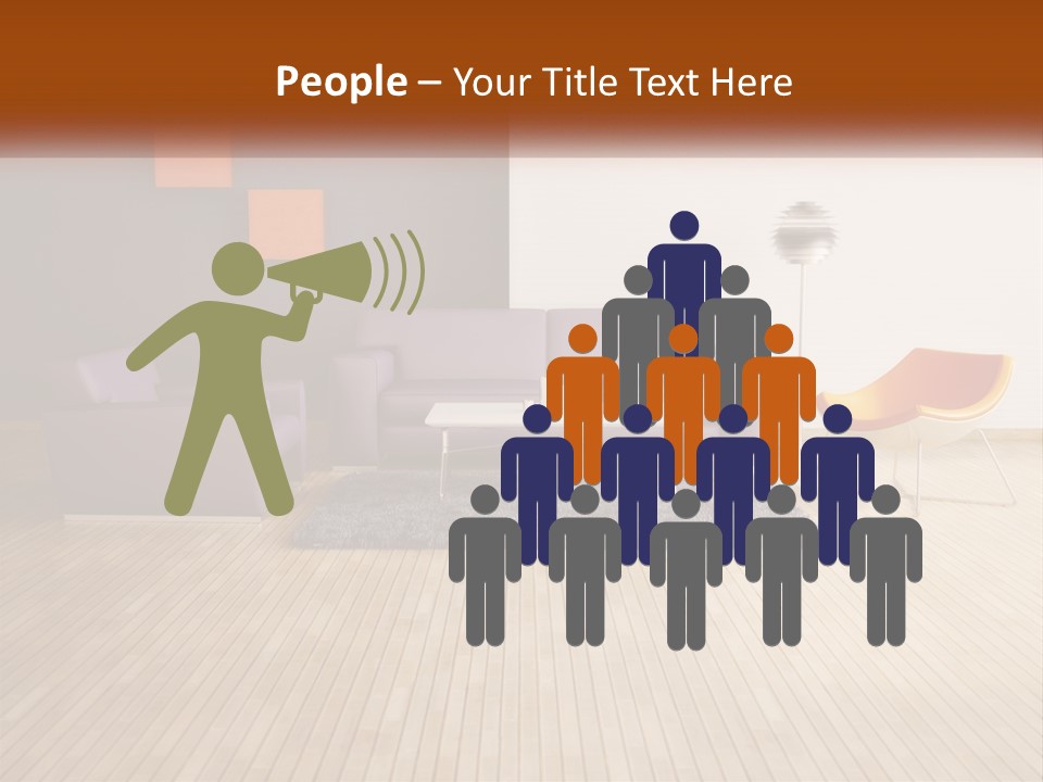 Inside Violet Interior PowerPoint Template