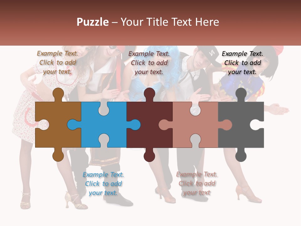 Costume Theater Dress PowerPoint Template