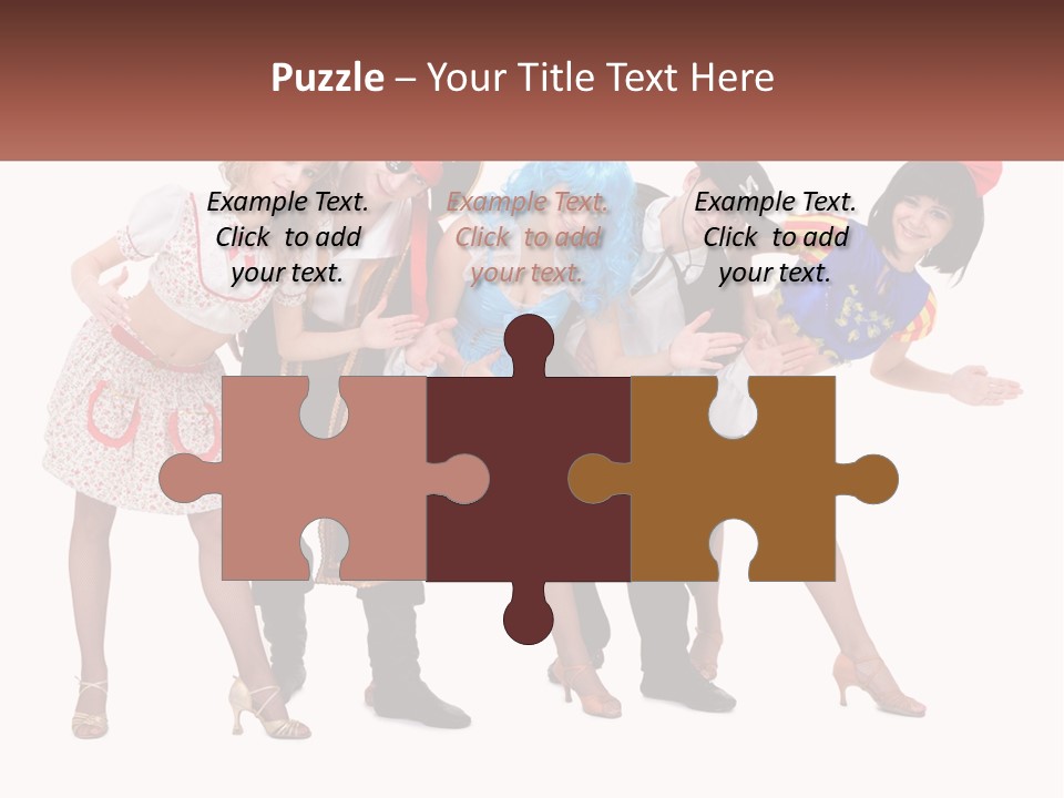 Costume Theater Dress PowerPoint Template