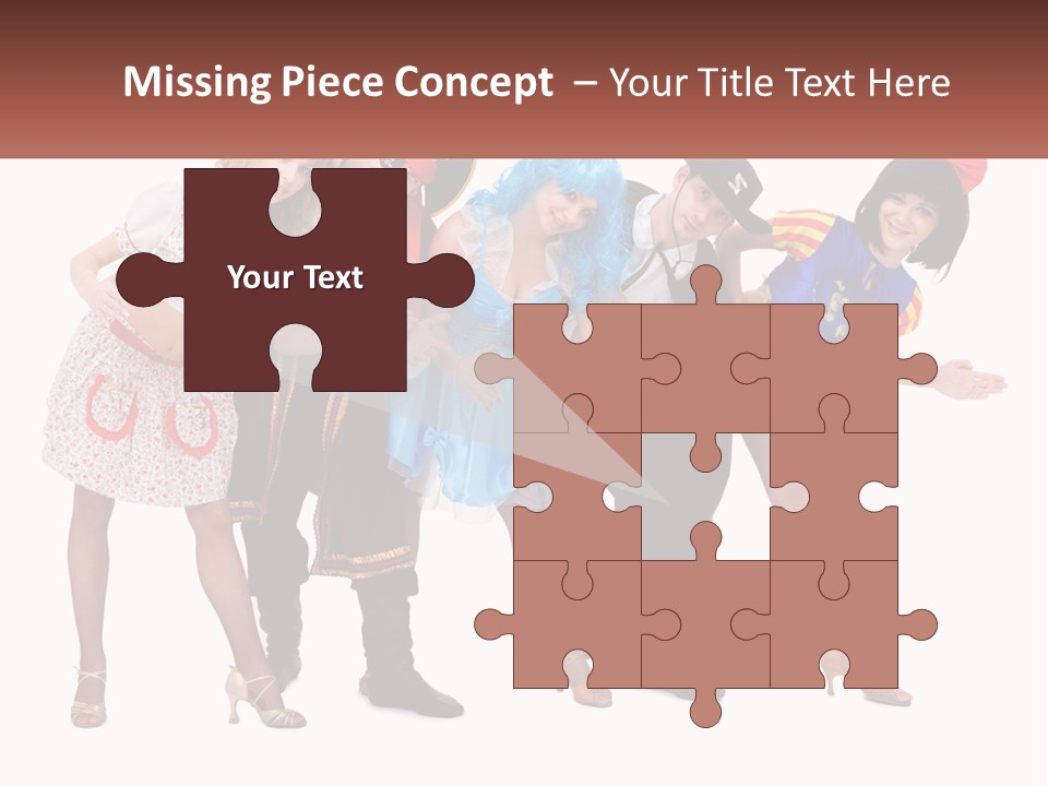 Costume Theater Dress PowerPoint Template