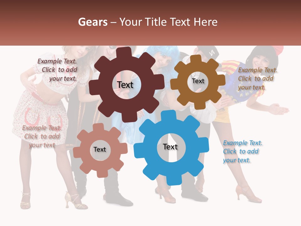 Costume Theater Dress PowerPoint Template