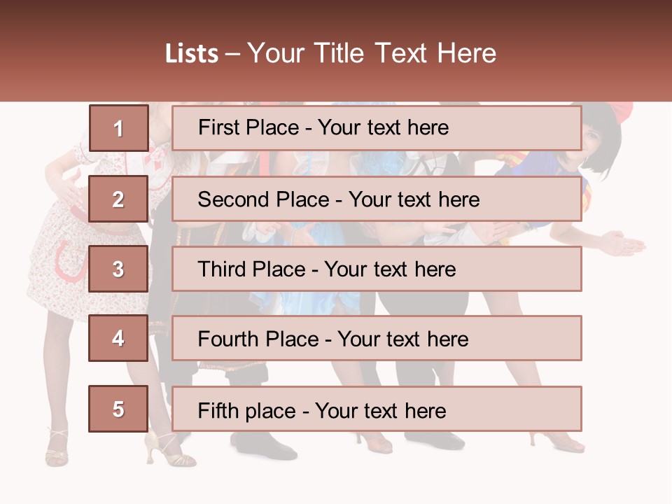 Costume Theater Dress PowerPoint Template