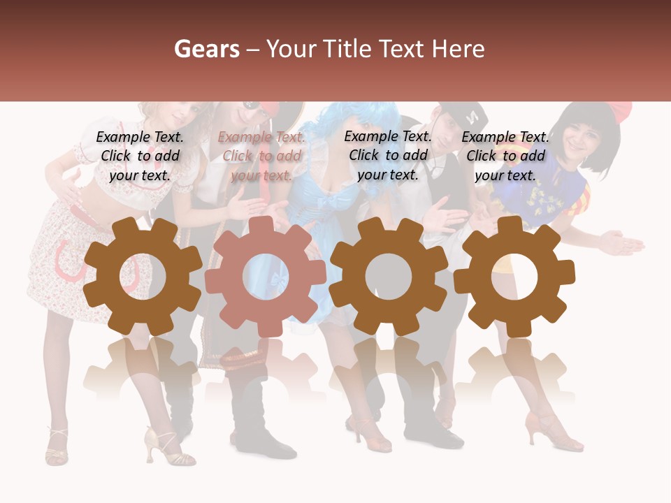 Costume Theater Dress PowerPoint Template