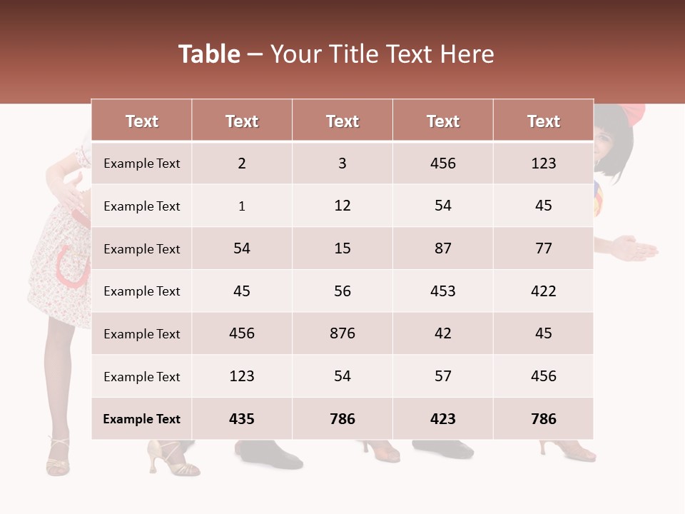 Costume Theater Dress PowerPoint Template