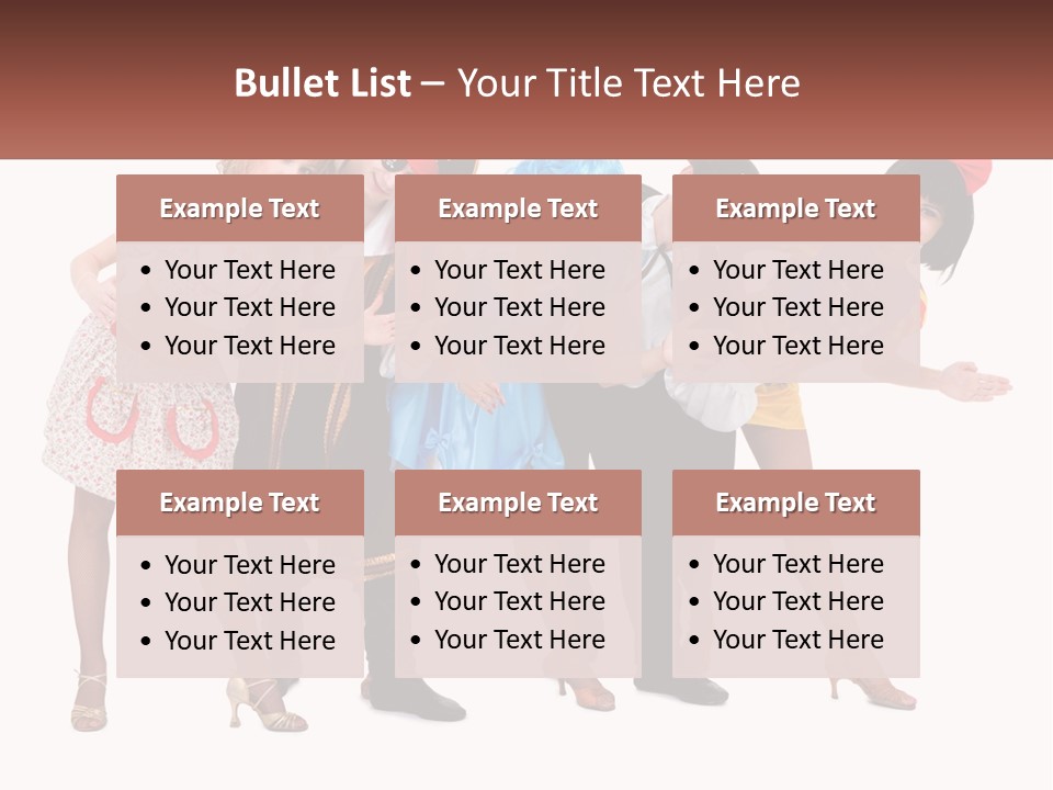 Costume Theater Dress PowerPoint Template