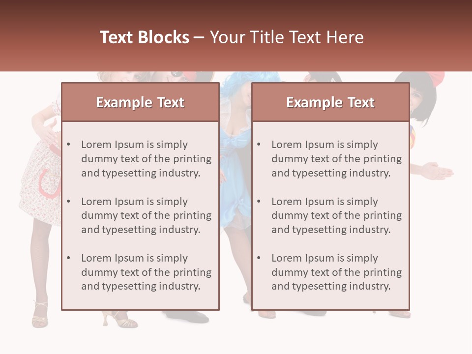 Costume Theater Dress PowerPoint Template
