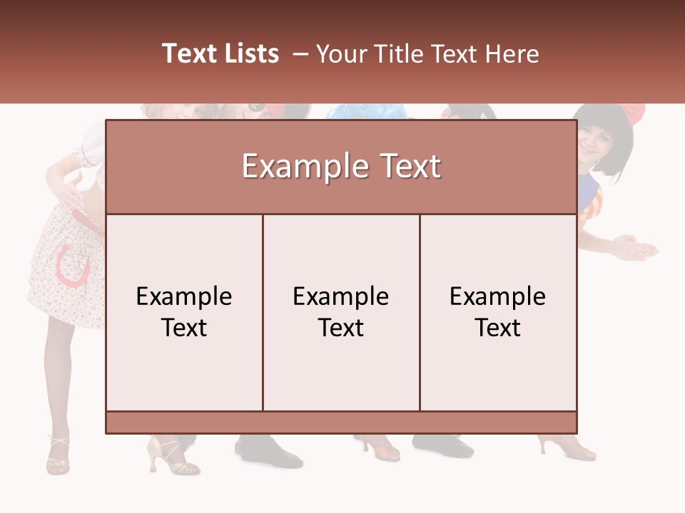 Costume Theater Dress PowerPoint Template