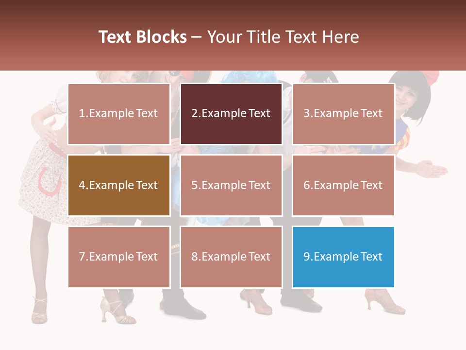 Costume Theater Dress PowerPoint Template