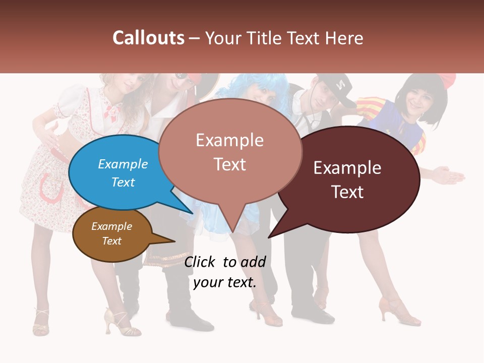 Costume Theater Dress PowerPoint Template