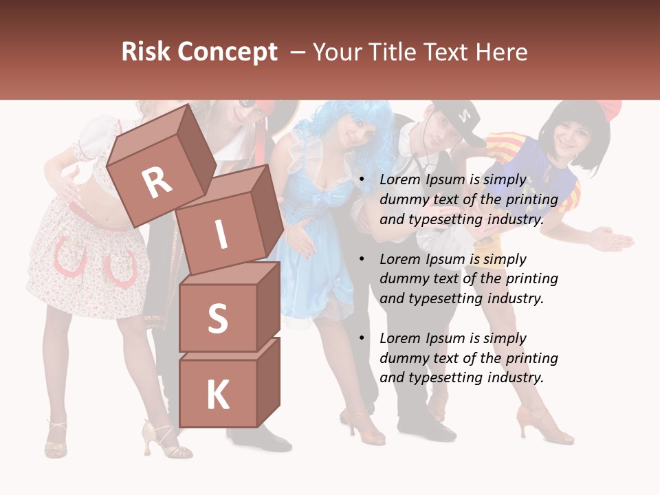 Costume Theater Dress PowerPoint Template